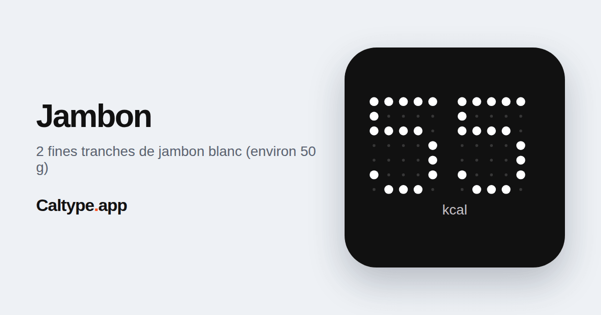 Partager: Jambon