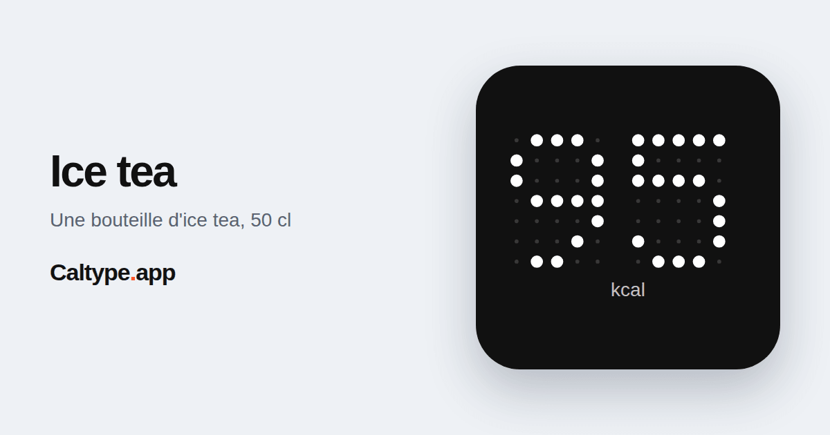 Partager: Ice tea