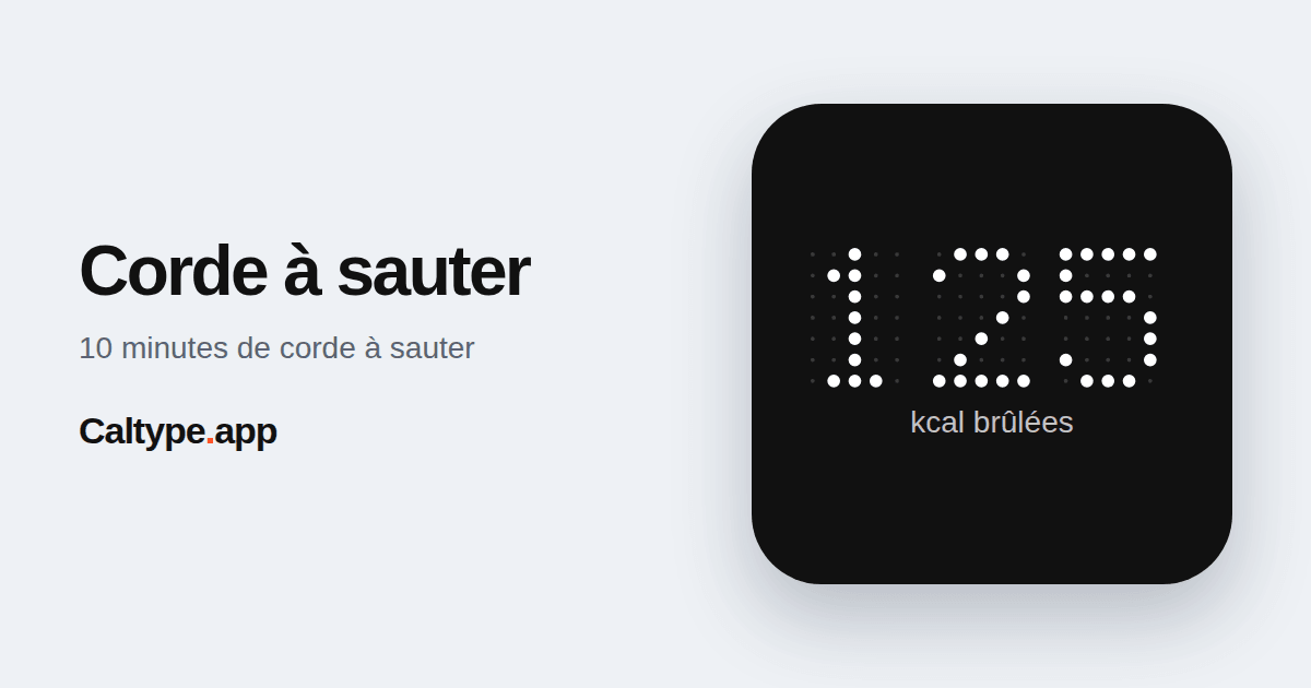 Partager: Corde à sauter