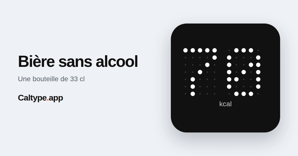 Partager: Bière sans alcool