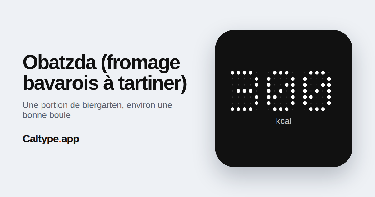 Partager: Obatzda (fromage bavarois à tartiner)