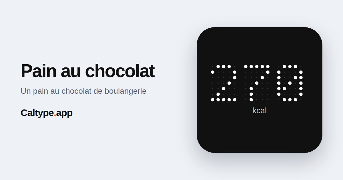 Partager: Pain au chocolat