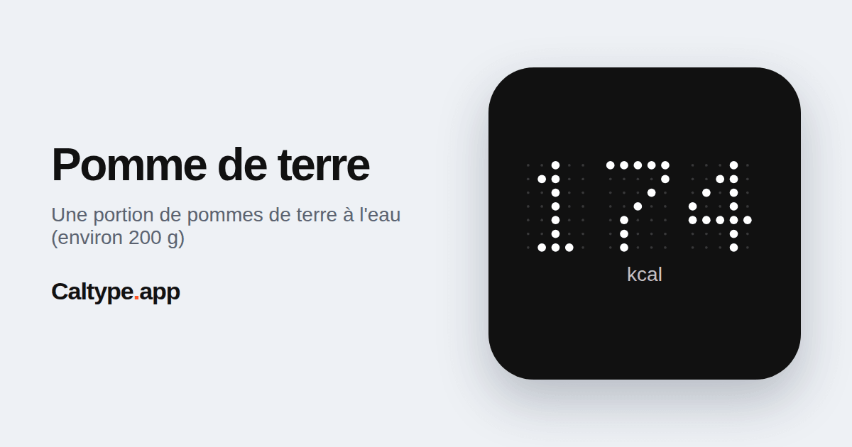 Partager: Pomme de terre