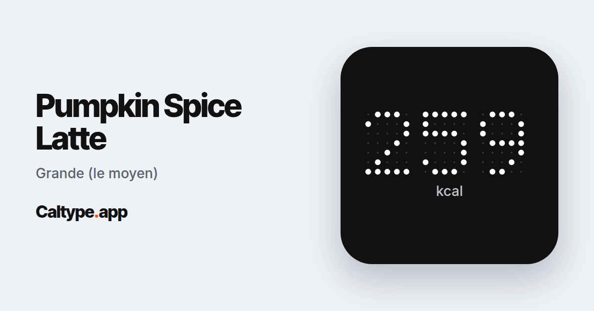 Partager: Pumpkin Spice Latte