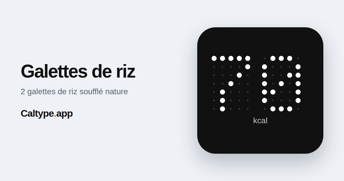 Partager: Galettes de riz