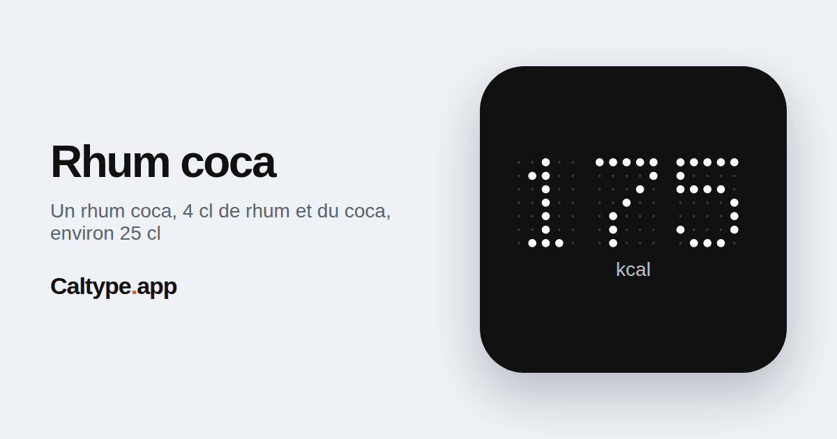 Partager: Rhum coca