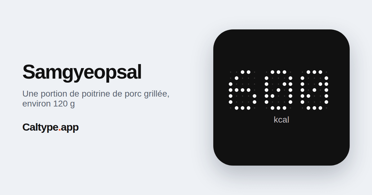 Partager: Samgyeopsal
