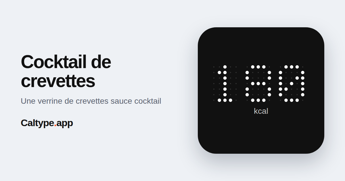 Partager: Cocktail de crevettes
