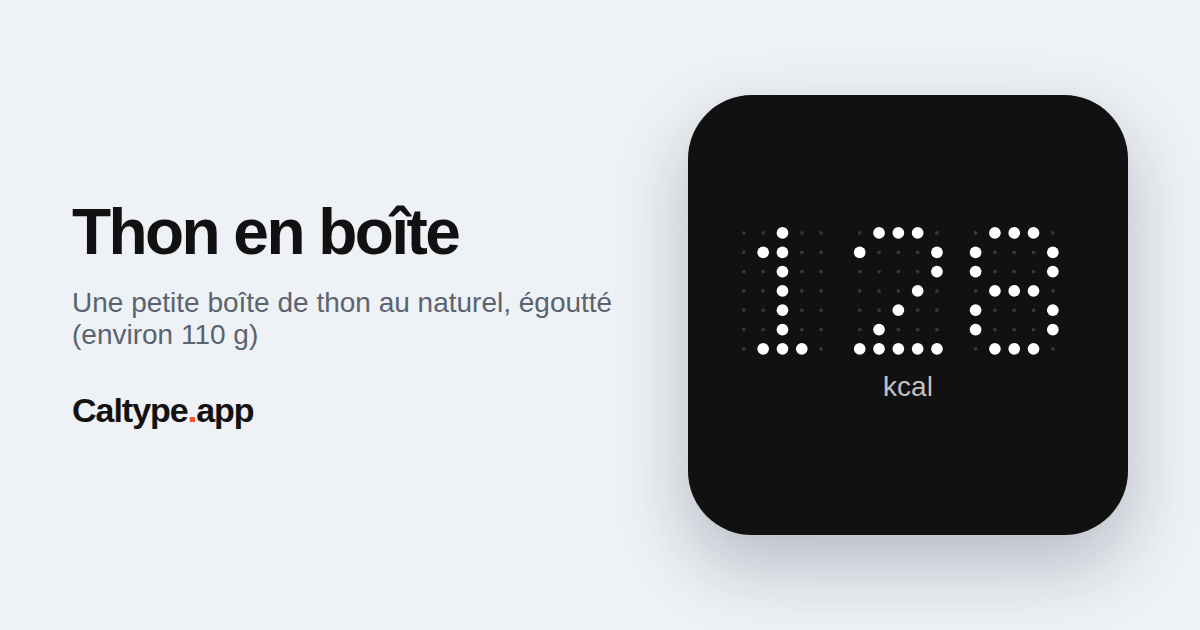 Partager: Thon en boîte