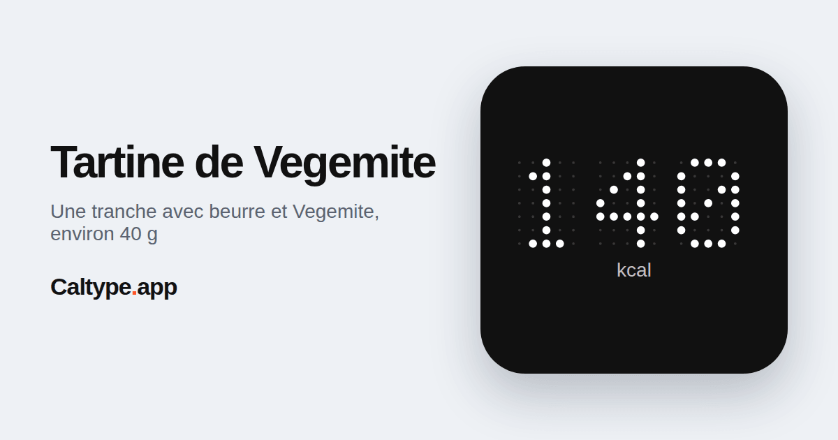 Partager: Tartine de Vegemite