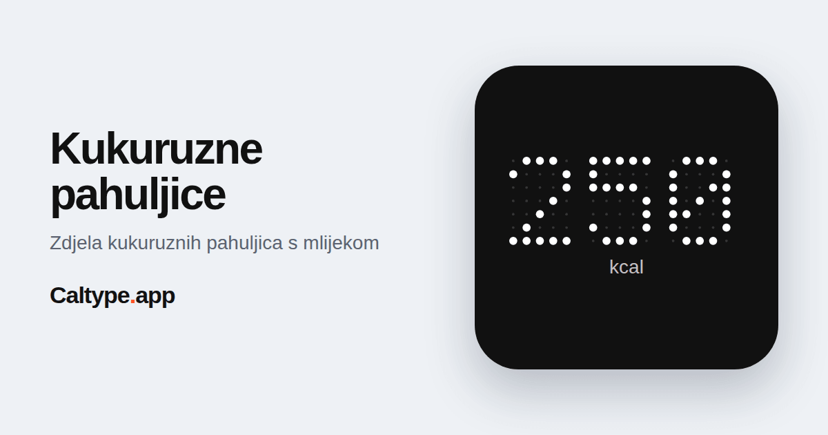Podijeli: Kukuruzne pahuljice