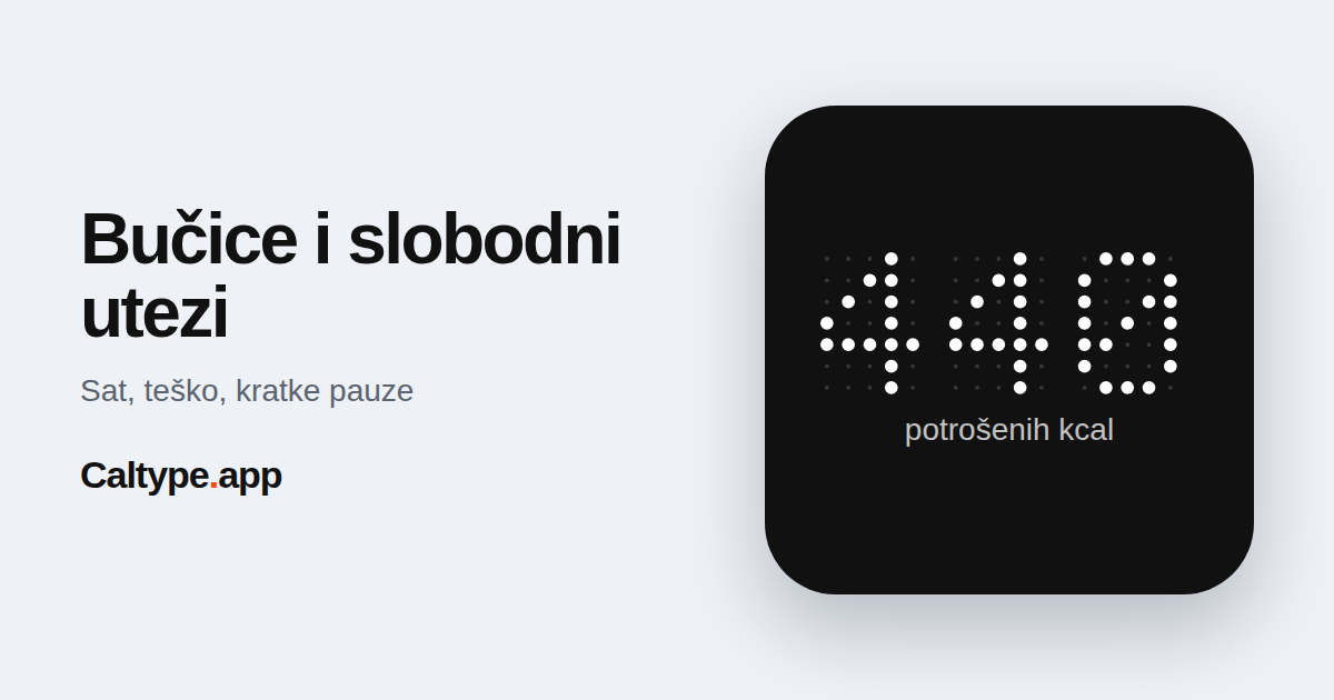 Podijeli: Bučice i slobodni utezi