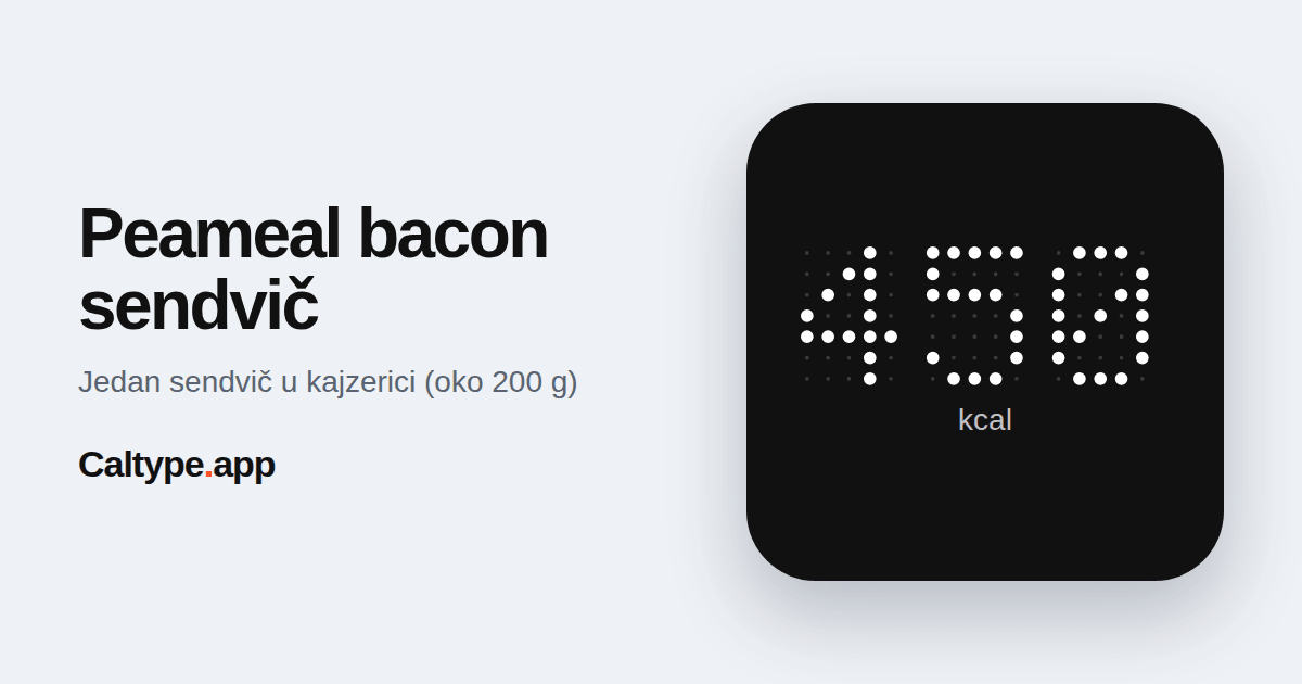 Podijeli: Peameal bacon sendvič