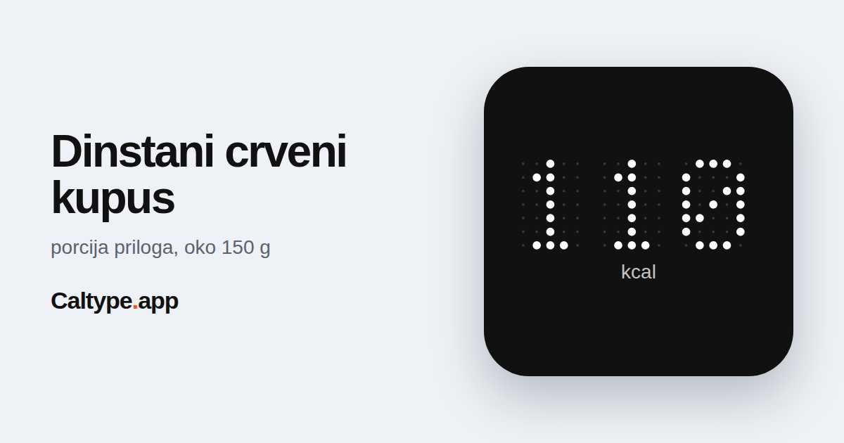 Podijeli: Dinstani crveni kupus