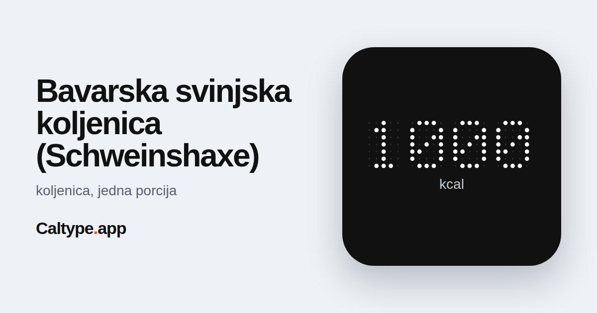 Podijeli: Bavarska svinjska koljenica (Schweinshaxe)