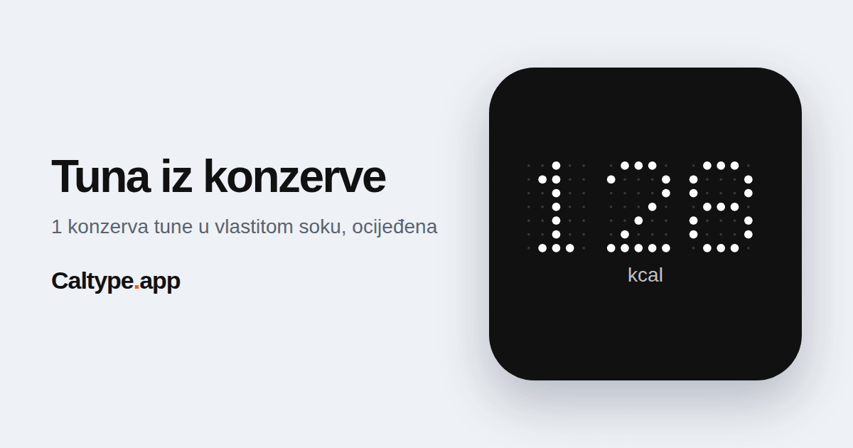 Podijeli: Tuna iz konzerve