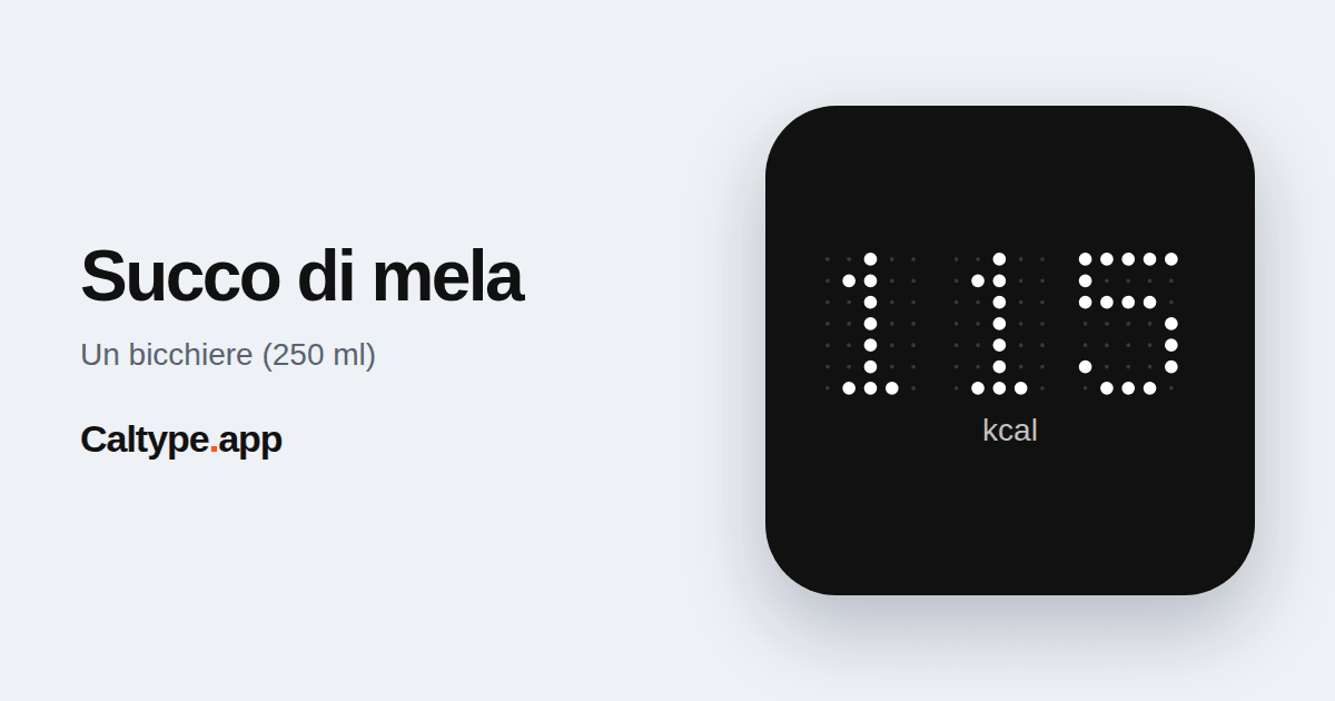 Condividi: Succo di mela