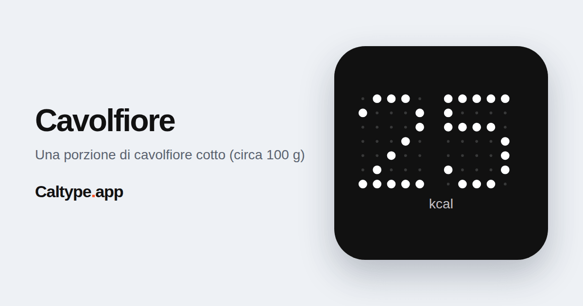 Condividi: Cavolfiore