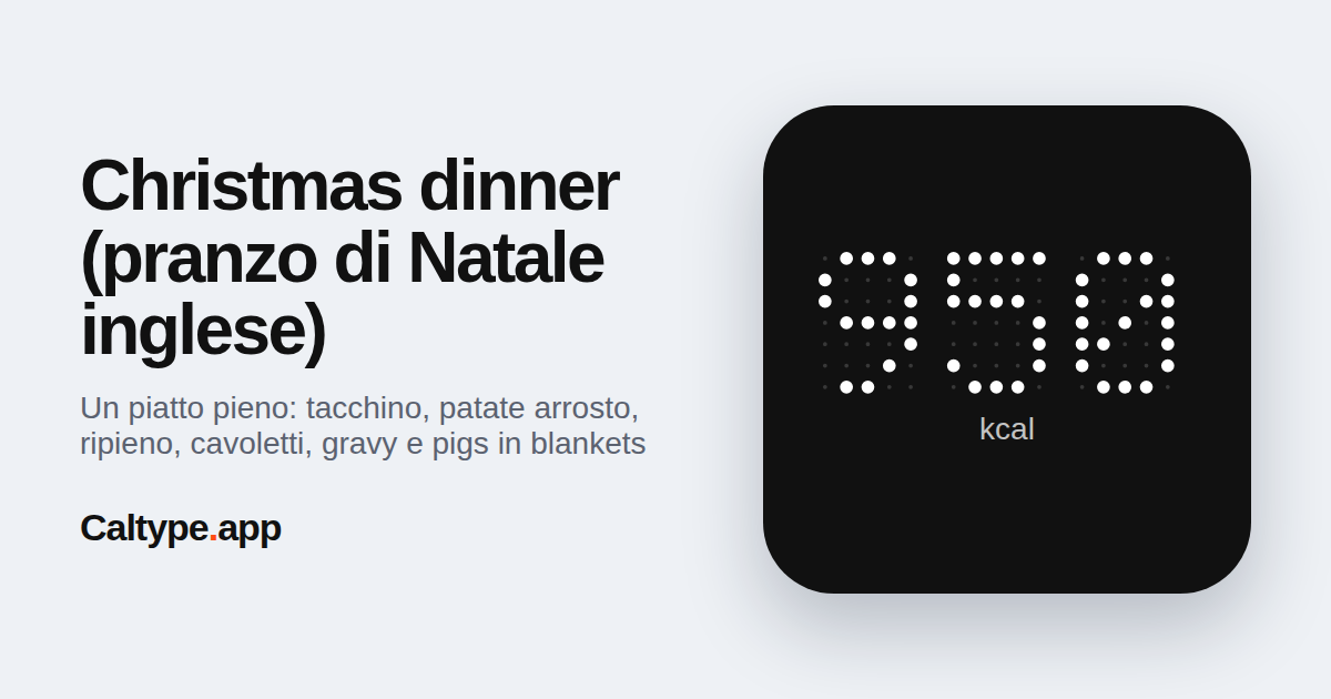 Condividi: Christmas dinner (pranzo di Natale inglese)