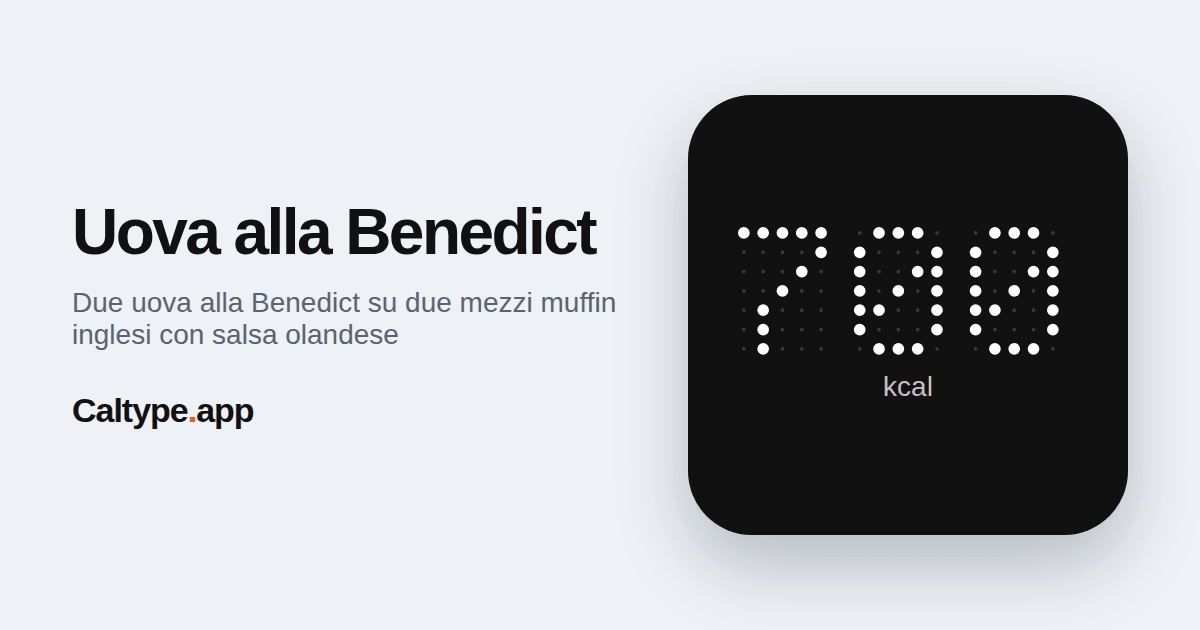 Condividi: Uova alla Benedict