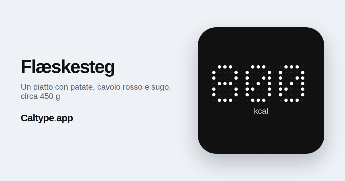 Condividi: Flæskesteg
