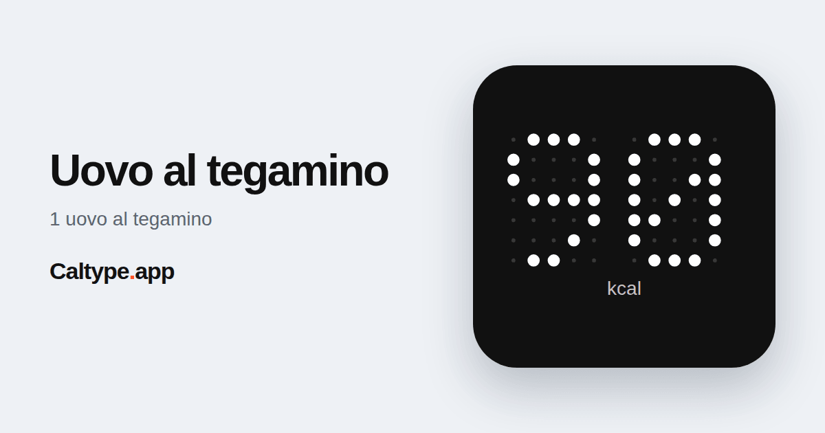 Condividi: Uovo al tegamino
