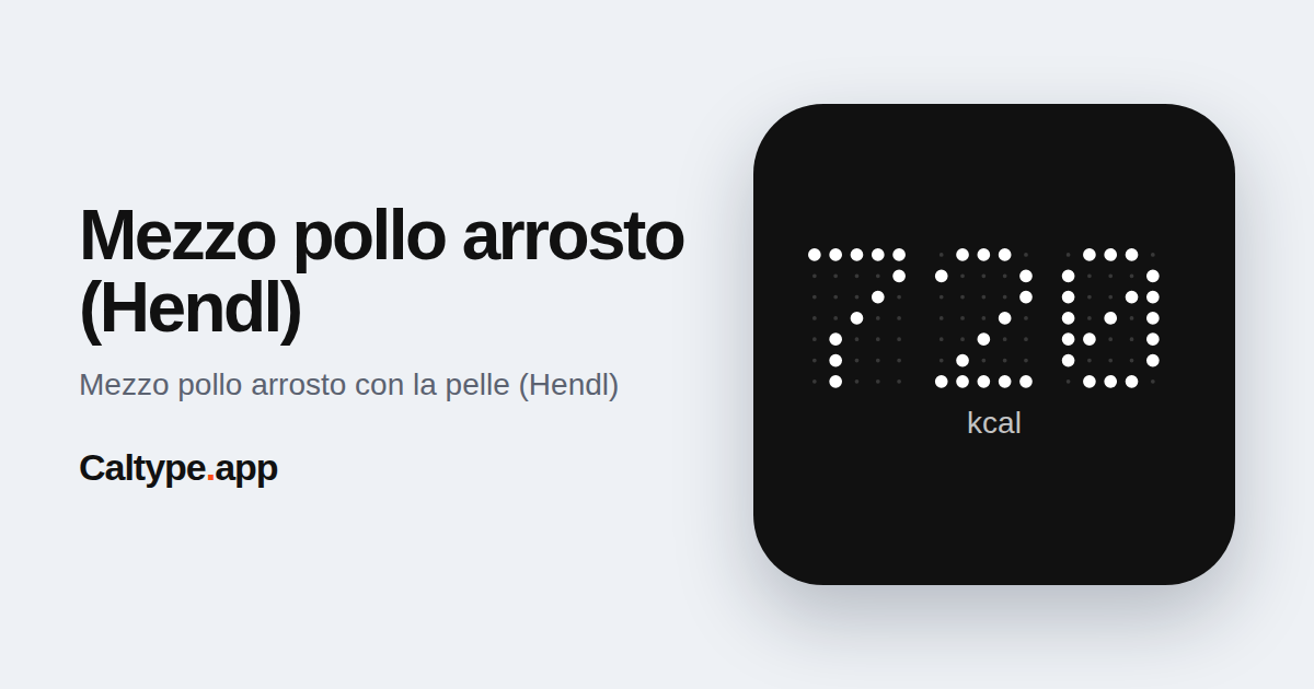 Condividi: Mezzo pollo arrosto (Hendl)