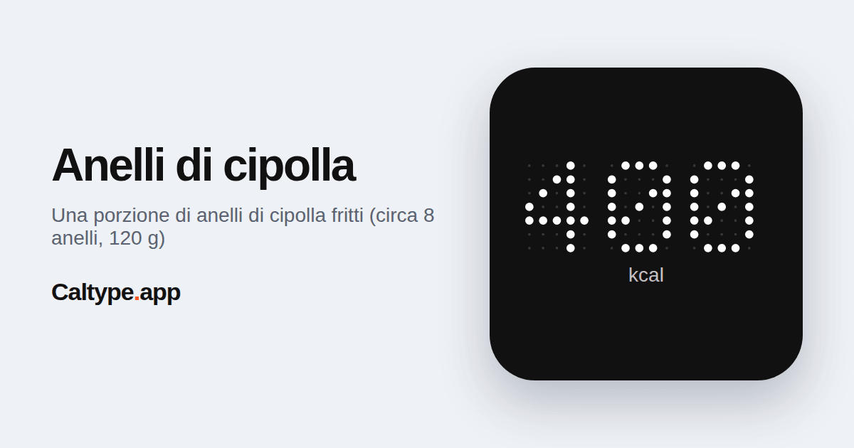 Condividi: Anelli di cipolla