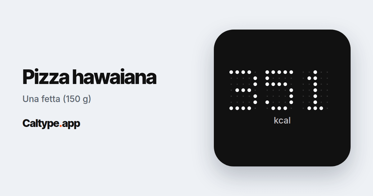 Condividi: Pizza hawaiana