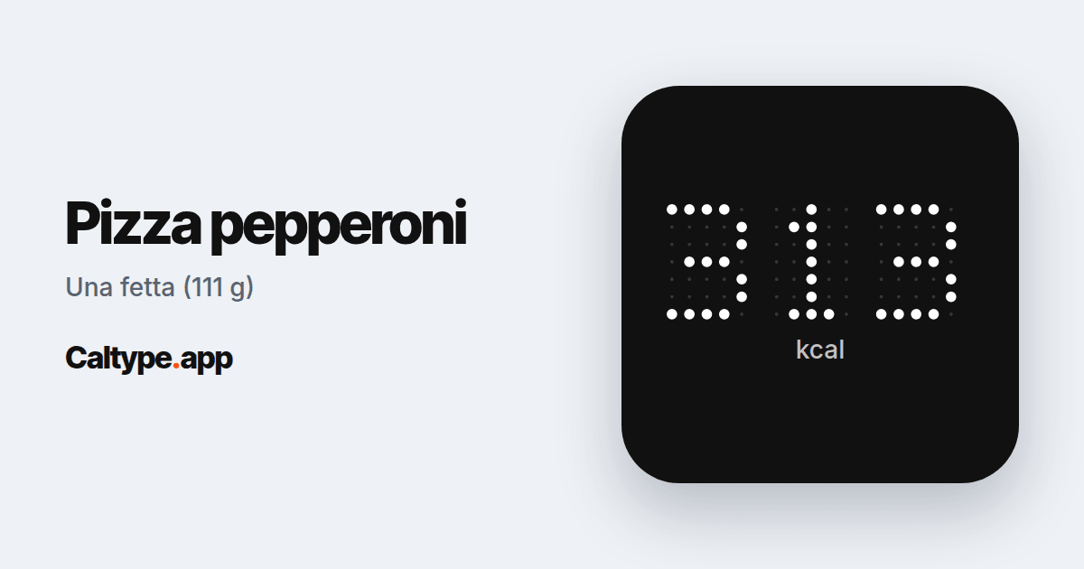 Condividi: Pizza pepperoni