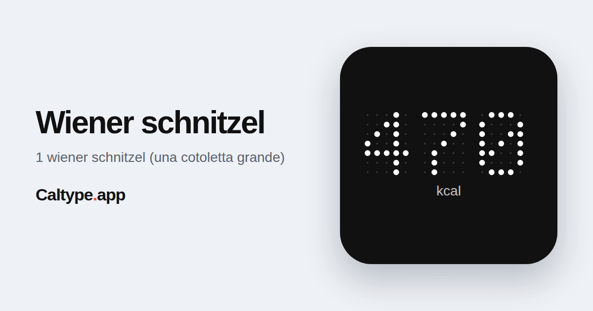 Condividi: Wiener schnitzel