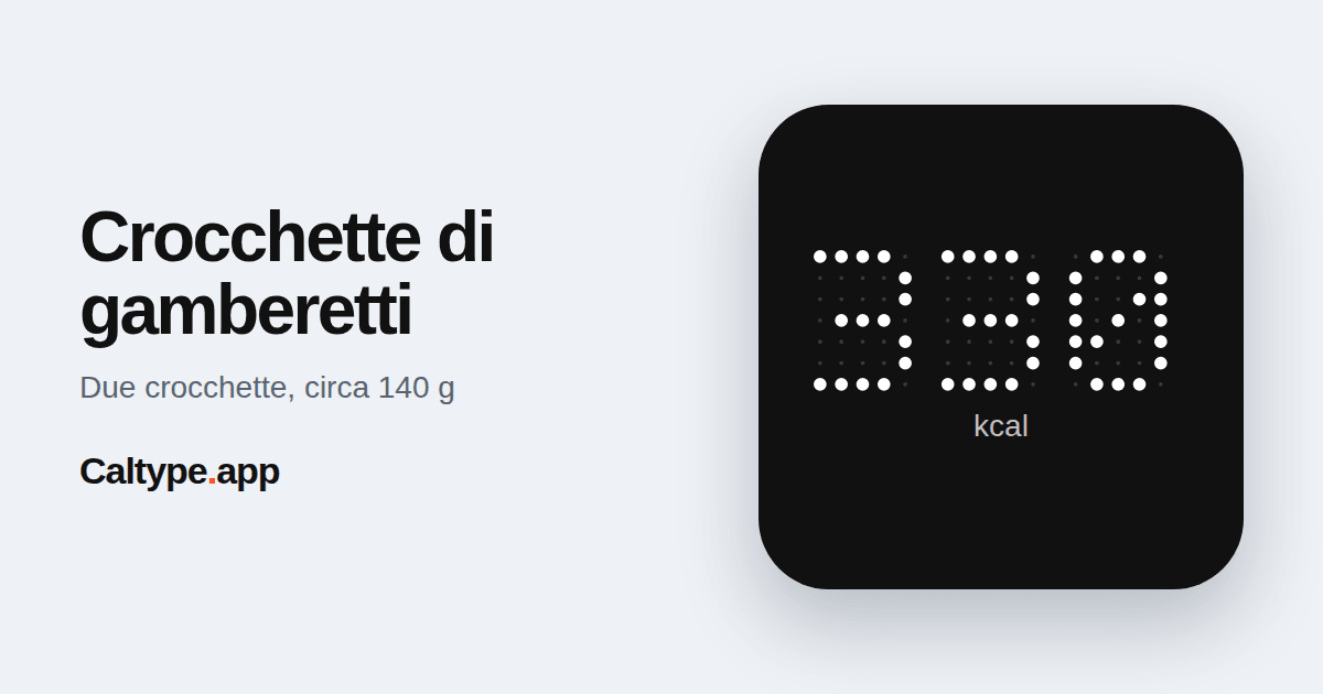 Condividi: Crocchette di gamberetti