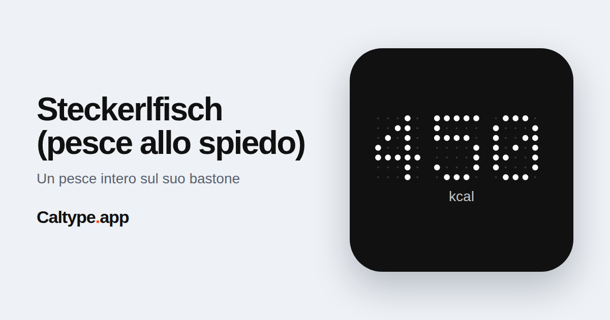 Condividi: Steckerlfisch (pesce allo spiedo)
