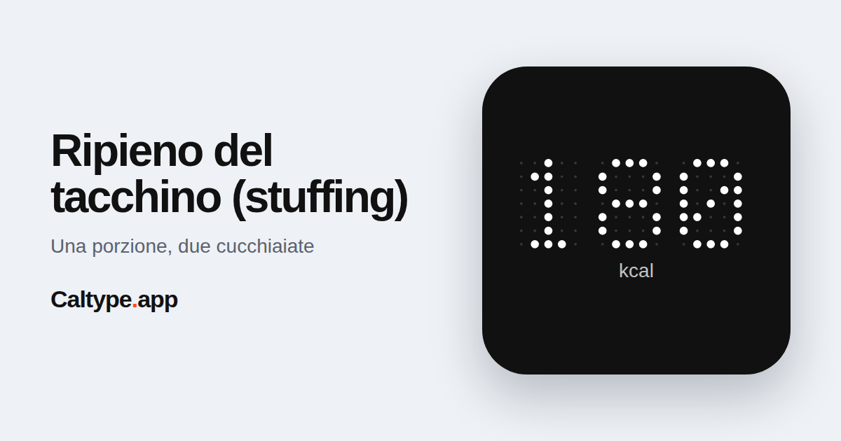 Condividi: Ripieno del tacchino (stuffing)