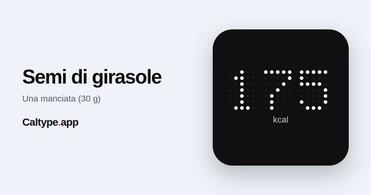 Condividi: Semi di girasole