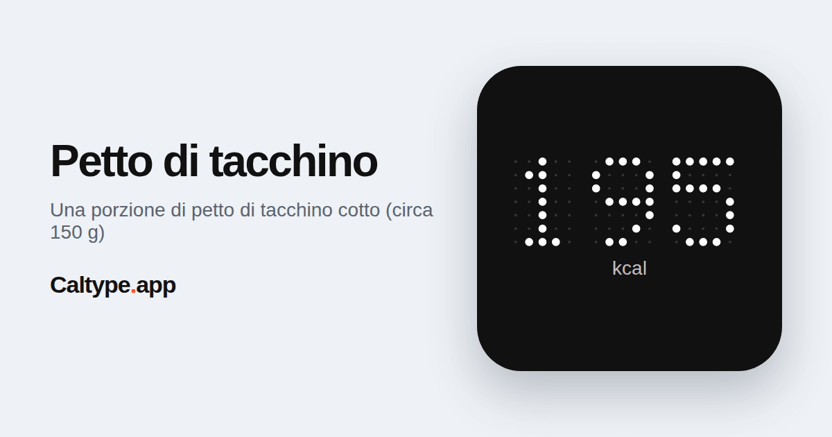 Condividi: Petto di tacchino