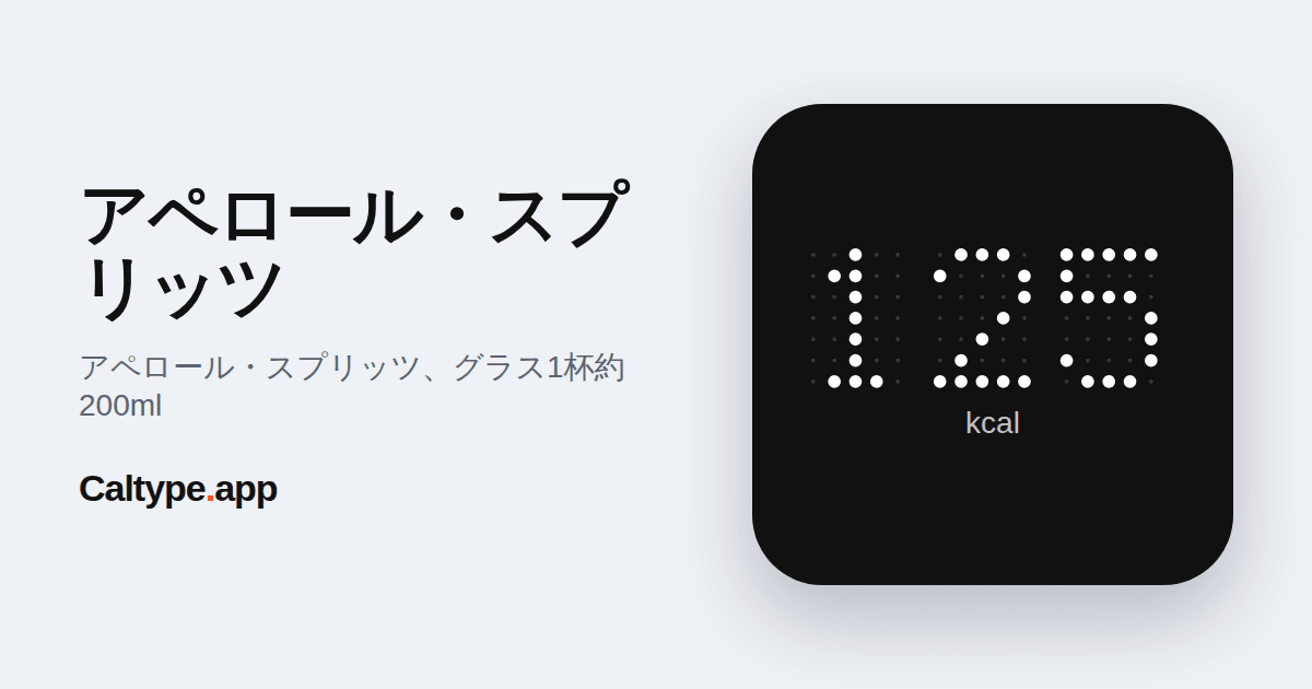 シェア: アペロール・スプリッツ