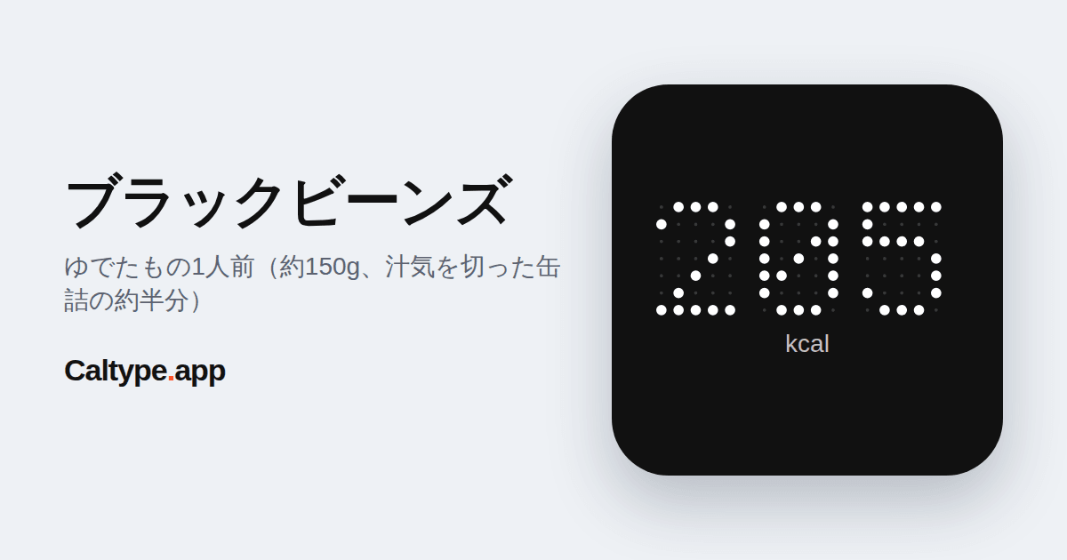 シェア: ブラックビーンズ