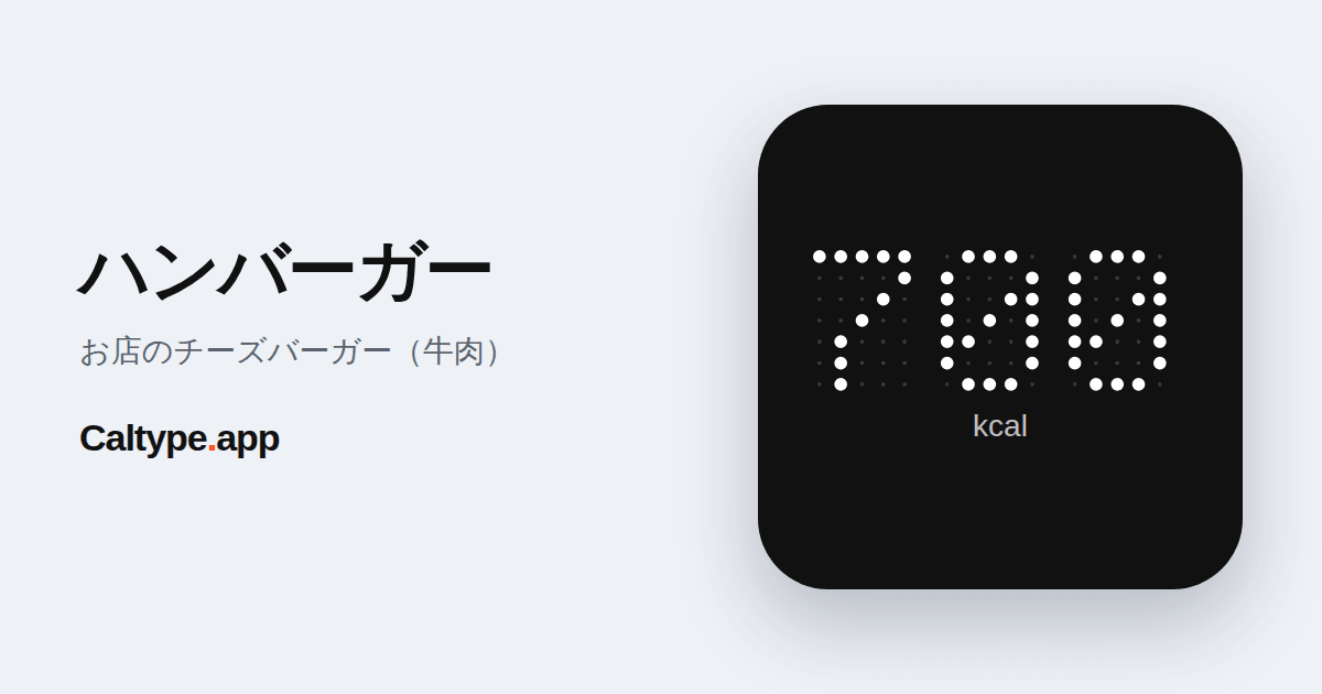 シェア: ハンバーガー