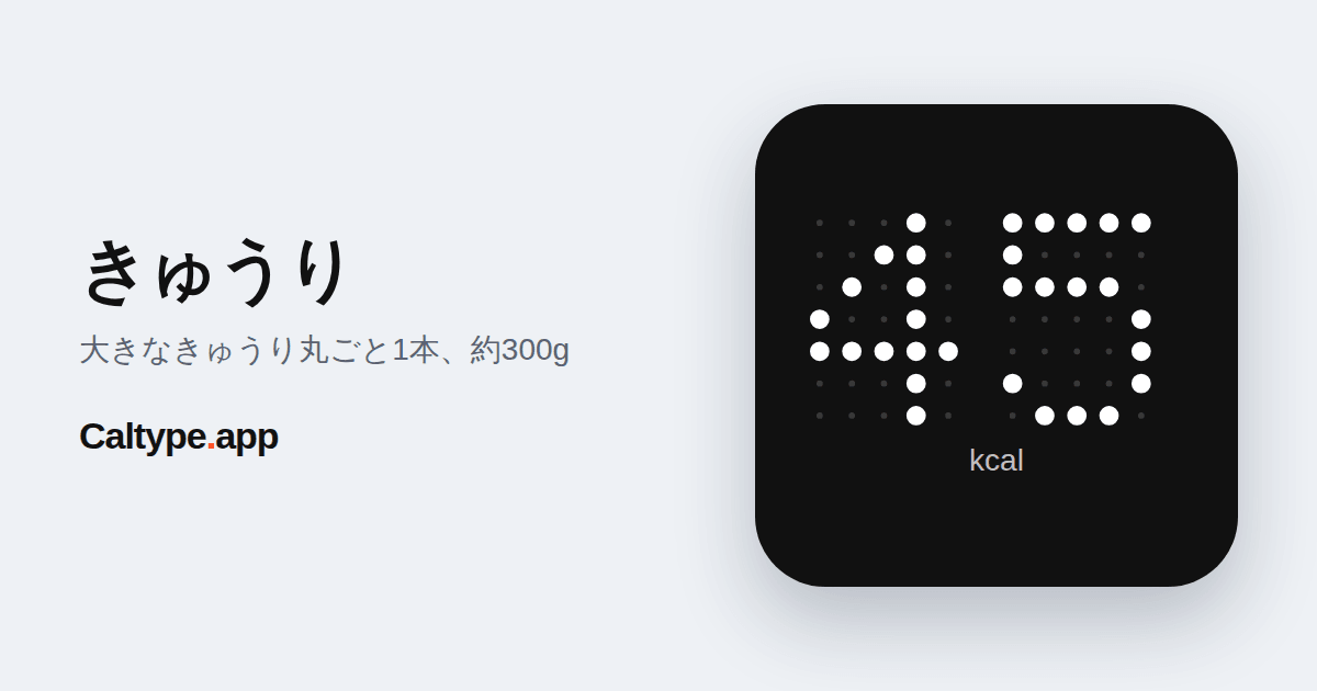 シェア: きゅうり