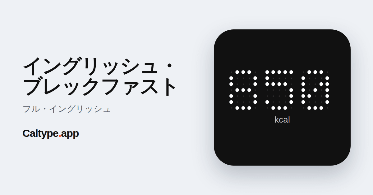 シェア: イングリッシュ・ブレックファスト