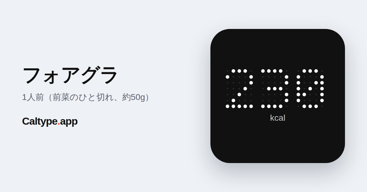 シェア: フォアグラ