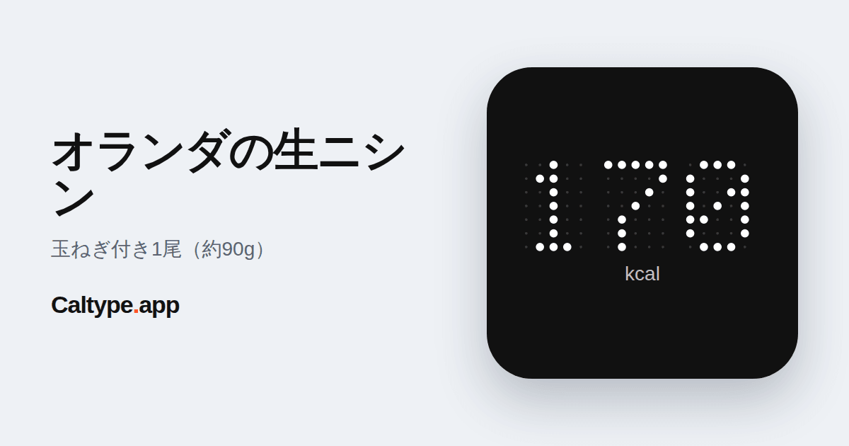 シェア: オランダの生ニシン