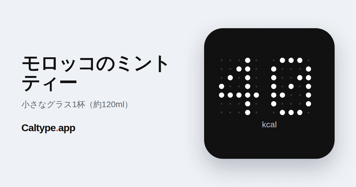 シェア: モロッコのミントティー
