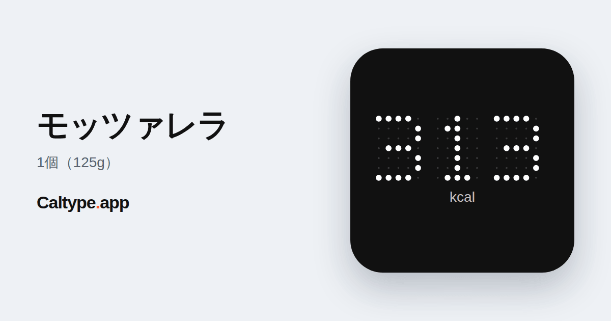 シェア: モッツァレラ