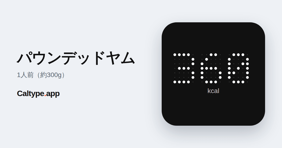 シェア: パウンデッドヤム
