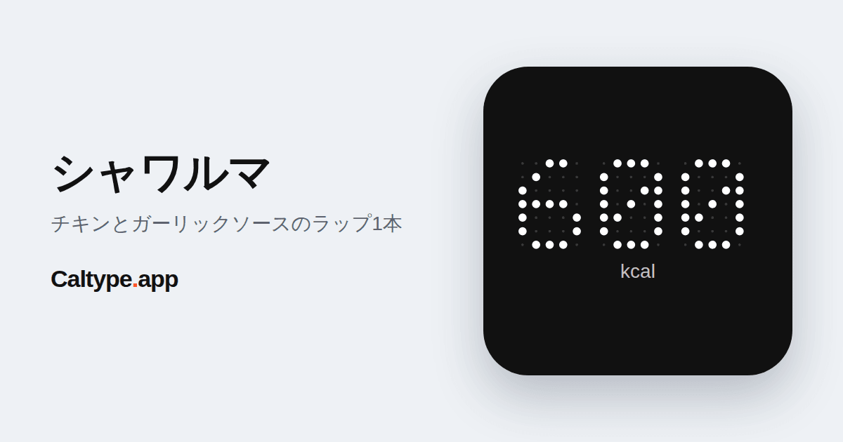 シェア: シャワルマ
