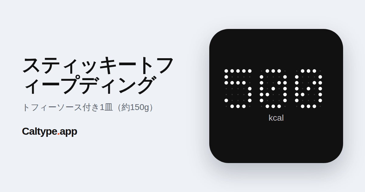 シェア: スティッキートフィープディング