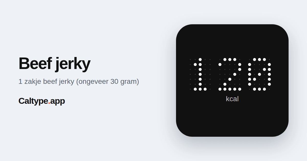 Delen: Beef jerky