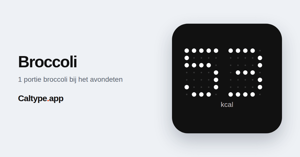 Delen: Broccoli